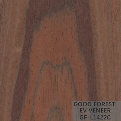 Service machiné de Santos Rose Wood Crown Cut Customized de placage