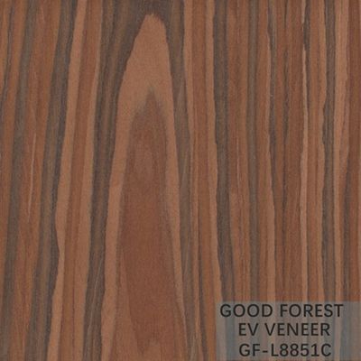 Service machiné de Santos Rose Wood Crown Cut Customized de placage