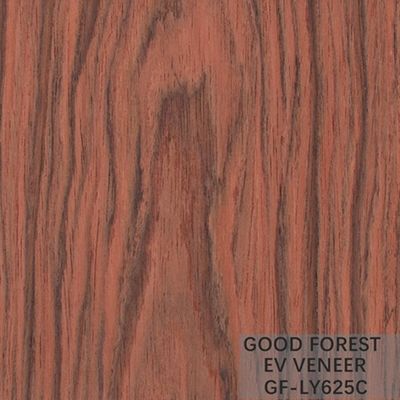Service machiné de Santos Rose Wood Crown Cut Customized de placage