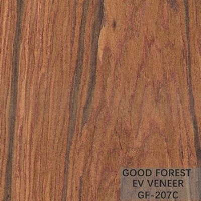 Service machiné de Santos Rose Wood Crown Cut Customized de placage