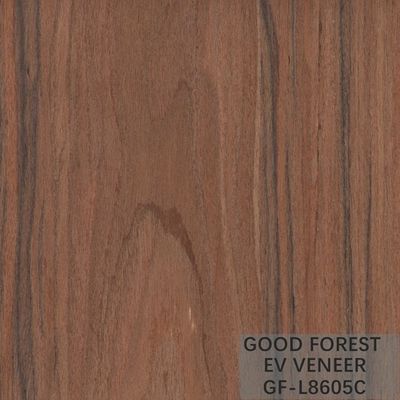 Service machiné de Santos Rose Wood Crown Cut Customized de placage