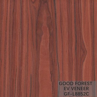 Service machiné de Santos Rose Wood Crown Cut Customized de placage
