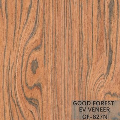 Service machiné de Santos Rose Wood Crown Cut Customized de placage
