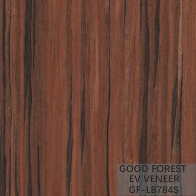 Service adapté aux besoins du client par grain de Santos Rose Engineered Wood Veneer Straight