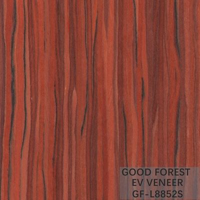 Service adapté aux besoins du client par grain de Santos Rose Engineered Wood Veneer Straight