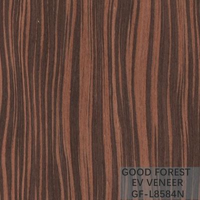 Service adapté aux besoins du client par grain de Santos Rose Engineered Wood Veneer Straight