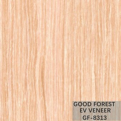 Le jaune a recomposé l'abricot en bois machiné de placage pour le visage de Cabinet