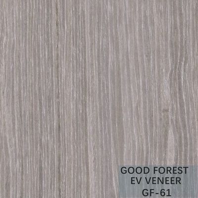 Le papier peint en bois argenté de placage d'abricot a machiné le grain vertical
