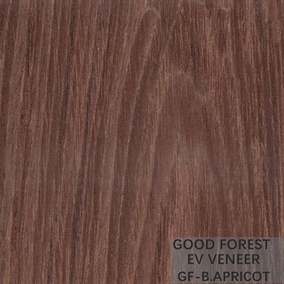 Le placage en bois de Brown d'abricot a teint le placage machiné pour le visage de Cabinet