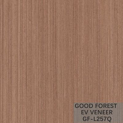 Grain vertical de Cherry Engineered Wood Veneer Recomposed d'Américain d'OEM