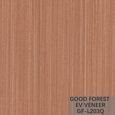Grain vertical de Cherry Engineered Wood Veneer Recomposed d'Américain d'OEM