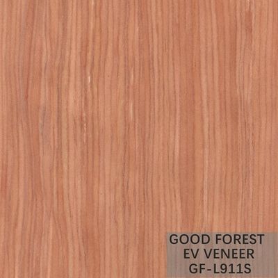 Grain vertical de Cherry Engineered Wood Veneer Recomposed d'Américain d'OEM