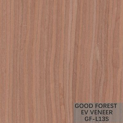 Grain vertical de Cherry Engineered Wood Veneer Recomposed d'Américain d'OEM