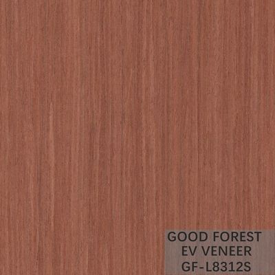 Grain vertical de Cherry Engineered Wood Veneer Recomposed d'Américain d'OEM