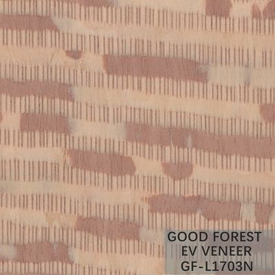 EV a coloré les panneaux en bois décoratifs de placage de placage de perle irrégulière en bois de texture
