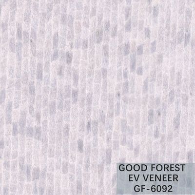 EV a coloré les panneaux en bois décoratifs de placage de placage de perle irrégulière en bois de texture