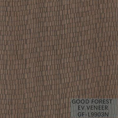 EV a coloré les panneaux en bois décoratifs de placage de placage de perle irrégulière en bois de texture
