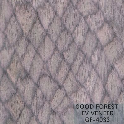 EV a coloré les panneaux en bois décoratifs de placage de placage de perle irrégulière en bois de texture