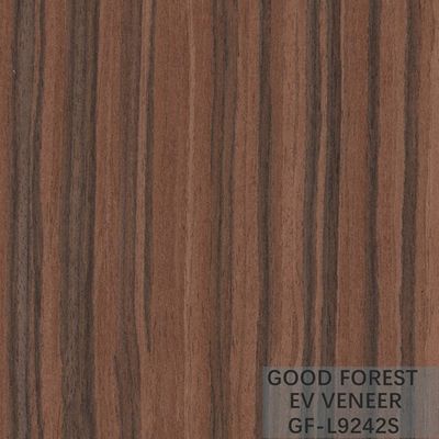Le bois fait sur commande machiné de Padauk plaquent décoratif reconstitué