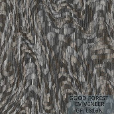 Le placage en bois fait sur commande machiné lambrisse la texture irrégulière pour l'OIN de décoration