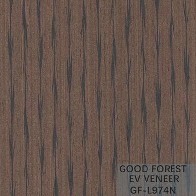 Le placage en bois fait sur commande machiné lambrisse la texture irrégulière pour l'OIN de décoration