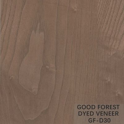 L'OEM a teint ASH Grey Veneer Crown Cut/grain droit/irrégulier de texture