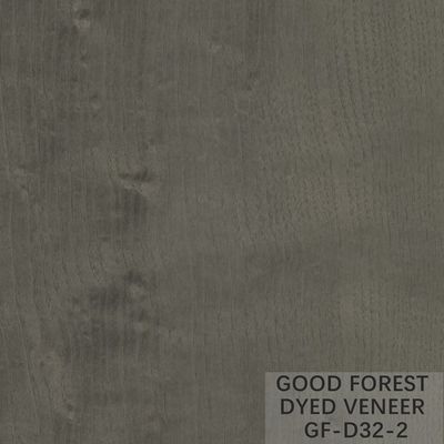 L'OEM a teint ASH Grey Veneer Crown Cut/grain droit/irrégulier de texture