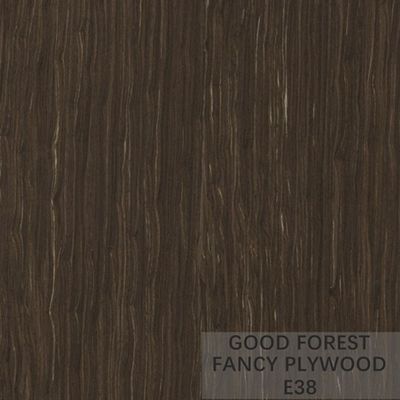 Le panneau de fantaisie de contreplaqué d'ODM a adapté Ebony Veneer Plywood Panel aux besoins du client