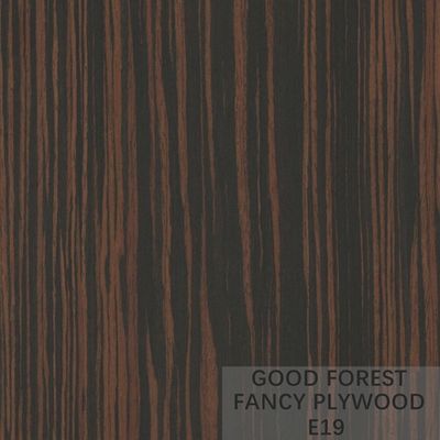 Le panneau de fantaisie de contreplaqué d'ODM a adapté Ebony Veneer Plywood Panel aux besoins du client