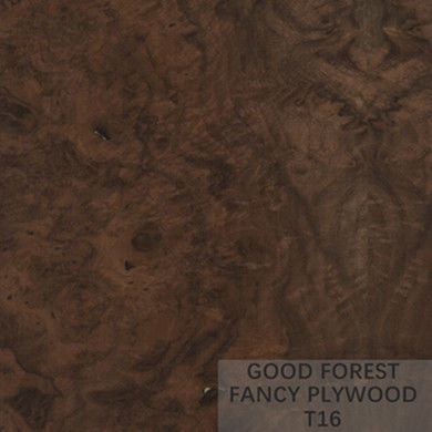 Placage adapté aux besoins du client de canal radiculaire de Burl Veneer Plywood Board Fancy