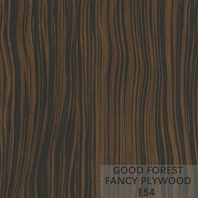 Placage adapté aux besoins du client de canal radiculaire de Burl Veneer Plywood Board Fancy