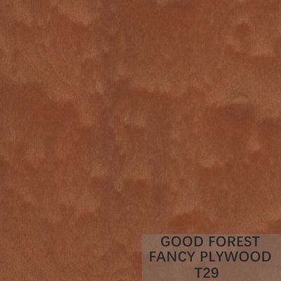 Placage adapté aux besoins du client de canal radiculaire de Burl Veneer Plywood Board Fancy