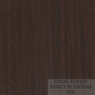 Fantaisie de panneau de pli de placage d'OEM parquetant le contreplaqué de Wenge adapté aux besoins du client
