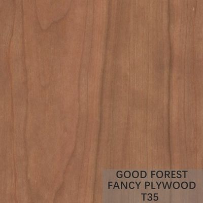Fantaisie Cherry Veneer Plywood Natural/Cherry Wood Plywood machiné