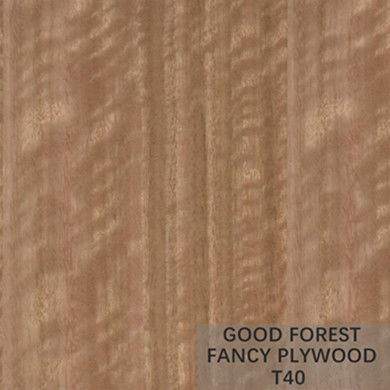 Panneau de fantaisie de contreplaqué de placage d'eucalyptus pour des Cabinets/meubles faits sur commande