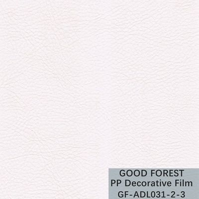 Grain pur de fente de série de couleur de film décoratif aplati par OEM de pp