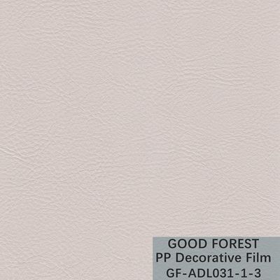 Grain pur de fente de série de couleur de film décoratif aplati par OEM de pp