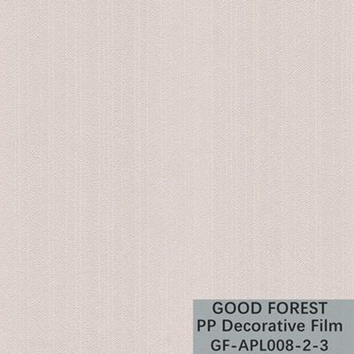 Le polypropylène décoratif de film a adapté le type aux besoins du client de grain de route en soie