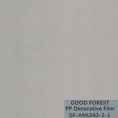 Film décoratif de la série pp en métal grain de fil d'aspiration de largeur de 1250mm/de 1260mm