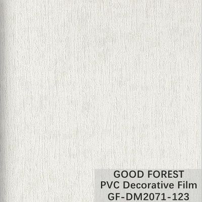 Film décoratif de PVC pour le type bonne fluidité de grain de tissu de meubles