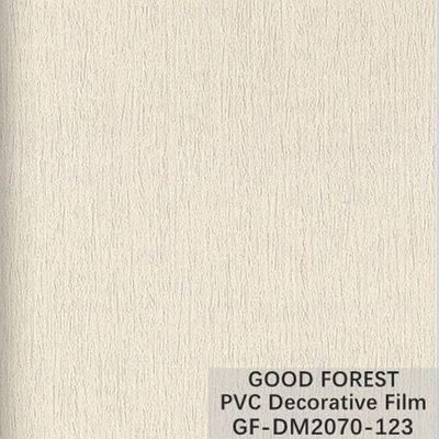 Film décoratif de PVC pour le type bonne fluidité de grain de tissu de meubles