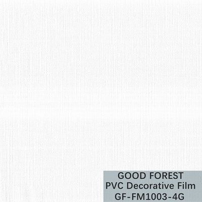 Film décoratif de PVC pour le type bonne fluidité de grain de tissu de meubles