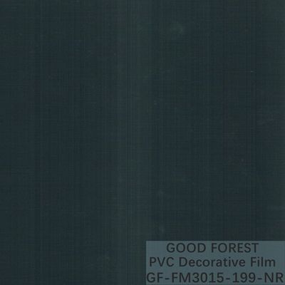 Film décoratif de PVC pour le type bonne fluidité de grain de tissu de meubles