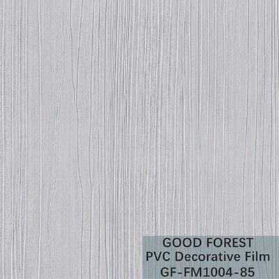 Film décoratif de PVC pour le type bonne fluidité de grain de tissu de meubles