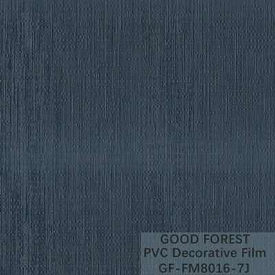Film décoratif de PVC pour le type bonne fluidité de grain de tissu de meubles