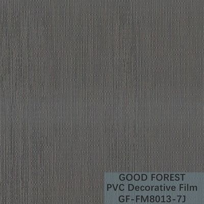 Film décoratif de PVC pour le type bonne fluidité de grain de tissu de meubles