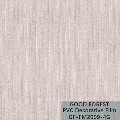 Film décoratif de PVC pour le type bonne fluidité de grain de tissu de meubles