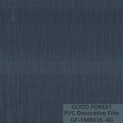 Film décoratif de PVC pour le type bonne fluidité de grain de tissu de meubles