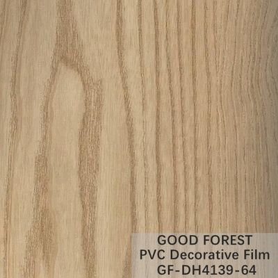 Grain en bois de film de PVC de fluidité de résistance décorative d'éraflure