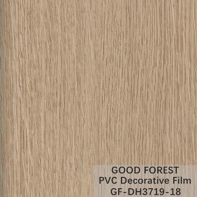Grain en bois de film de PVC de fluidité de résistance décorative d'éraflure
